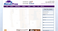 Desktop Screenshot of moverpros.com